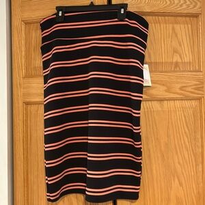 LuLaRoe striped Cassie pencil skirt!